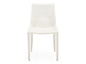 Halo - Modern Saddle Leather Dining Chair Set of Two