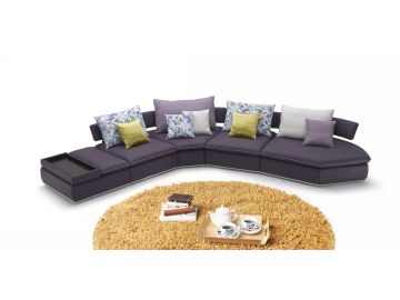 951 Modern Italian Leather Sectional Sofa 