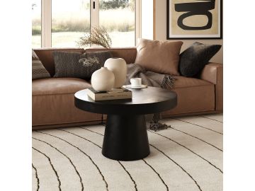 Desoto - Modern Concrete Round Coffee Table