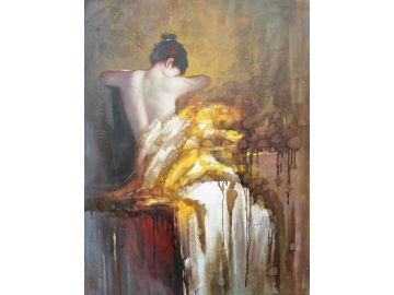 4786 47" X 35" Oil Painting 