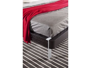 C101A Modern Dark Oak Platform Bed   