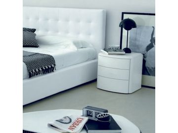Drop - Modern Italian White Ash Mini Nightstand