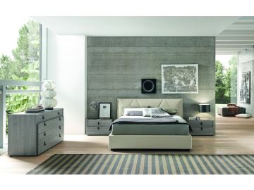 Esprit Modern Italian Eco-Leather Bed