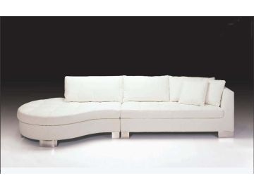 F48L Contemporary leather sectional sofa set 