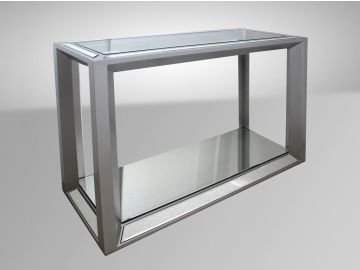 Hinton Contemporary Mirrored Console Table