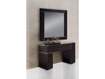 Hampton Wenge Wall Console With Mirror