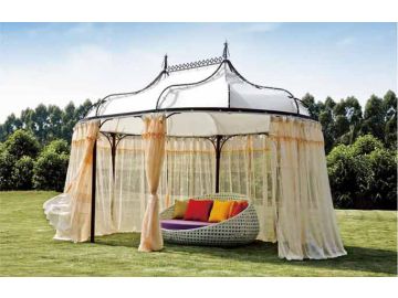 S3056 Modern Patio Round Bed