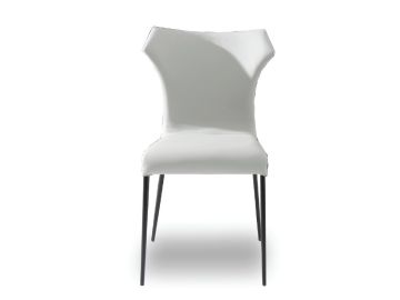 Mercer - Modern Grey Leatherette Dining Chair (Set of 2)
