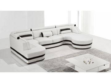 T8000 Modern Leather Sectional Sofa