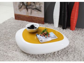 1156CT Modern Yellow Ambient LED Coffee Table
