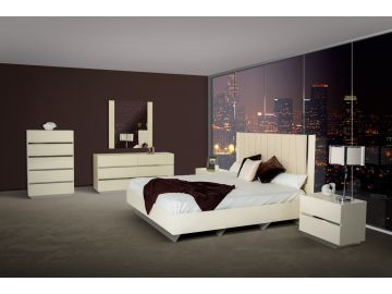 Luxor Modern Italian Eastern King Bedroom Set
