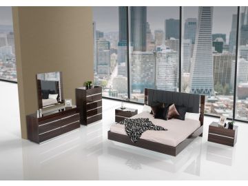 Luxor Modern Italian Modern Eastern King Bedroom Set