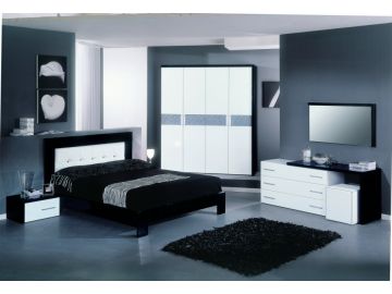 Moon Italian Modern Queen Bedroom Set