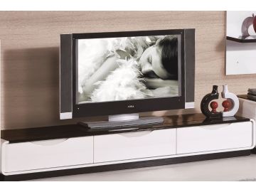 2016 Modern White and Black TV Stand