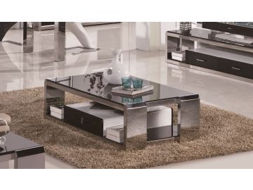 2303A Modern Stainless Steel Coffee Table