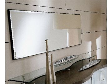 Waves Modern Wenge Buffet Mirror