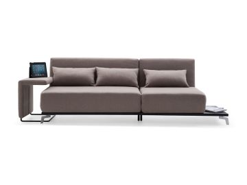 Fairview Brown Fabric Sofa Bed