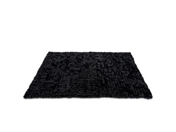 Cotton Tail Modern 5' x 7' Black Rug