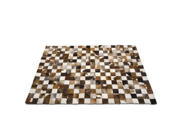 LM-04 Modern 5' x 7' Cowhide Patch Rug