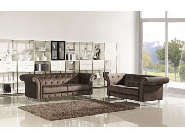 Soren Modern Fabric Sofa Set