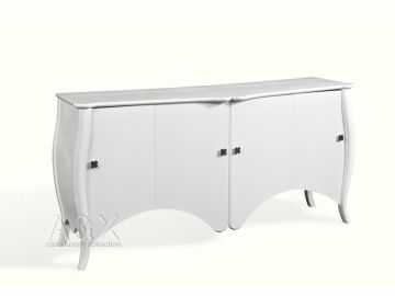 Sybilla - Transitional White Crocodile Lacquer Buffet