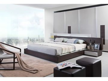 Gamma Modern Queen Bedroom Set with Storage and Mattress