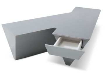 Iceberg Contemporary Coffee Table w/ Drawer