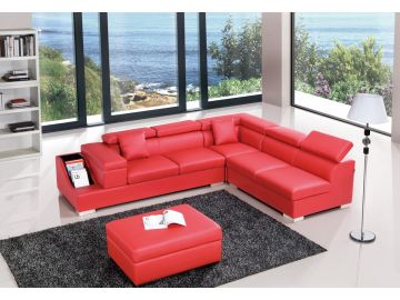 T306 Modern Leather Sectional Sofa