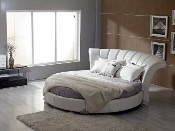 Venetian Eco-Leather Round Bed 