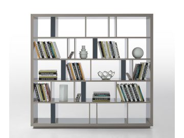 Modern Grey Lacquer Room Divider