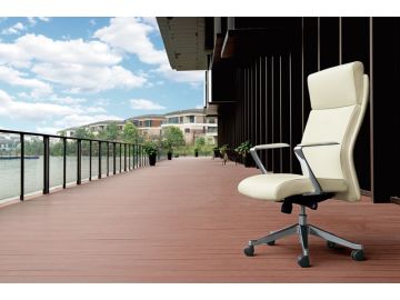 Iger Modern White High-Back Office Chair