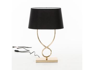 Abbott Gold & Black Table Lamp