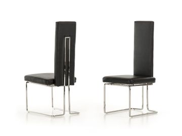 Arcadia - Modern Black Dining Chair (Set of 2)