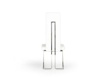 Arcadia - Modern White Dining Chair (Set of 2)