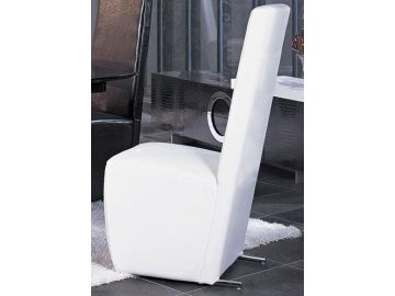 0020 Modern Black Eco Leather Dining Chair 