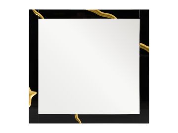 Aspen - Modern Black Large Mirror