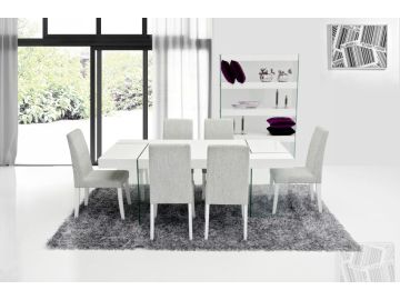 Modrest Aura Modern White Dining Chair