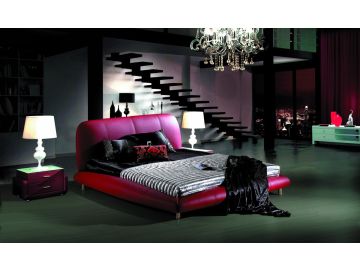 B800 Modern Eco-Leather Bed