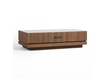 Bailey- Modern Walnut Rectangular Coffee Table
