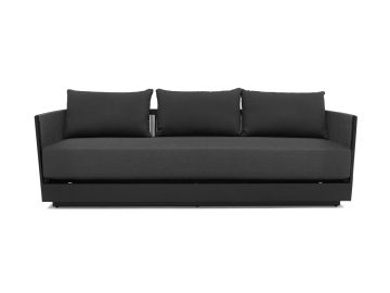 Bali - Outdoor Black and Grey Sofa