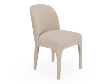 Bannon - Modern Beige Fabric Dining Chair (Set of 2)