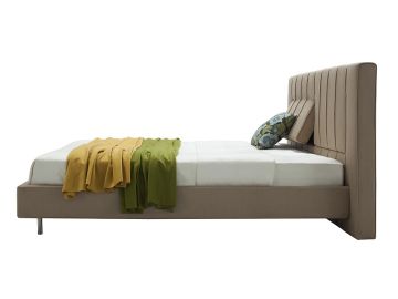 Varna Modern Brown Fabric Bed