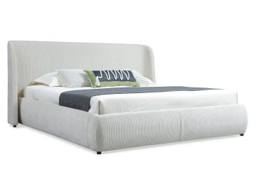 Butler - Sample - Off-White Fabric Bed