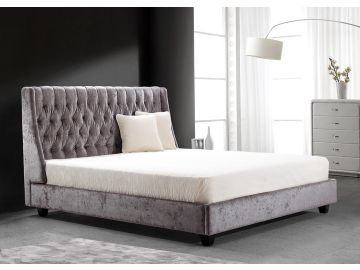Dane -Transitional Tufted Fabric Bed with Lift Storage