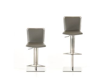 Modrest Nora Mid-Century Grey Bar Stool