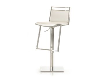 Peyton Modern White Bar Stool