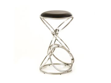 Sadie Modern Black Bar Stool