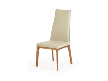 Brandi - Modern Grey & Walnut Dining Chair (Set of 2)