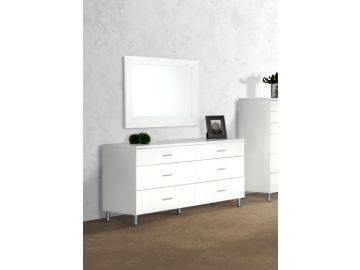 Bravo Modern White Dresser