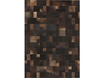 Brilliant Brown Leather Rug